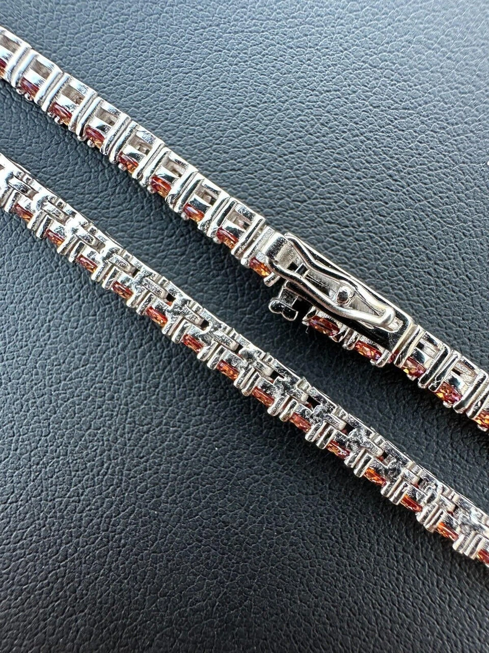 Real Pink MOISSANITE 3mm Tennis Chain 925 Silver Iced Necklace Pass Diamond Test 11 Real Pink MOISSANITE 3mm Tennis Chain 925 Silver Iced Necklace Pass Diamond Test - Image 9