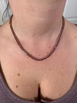 Real Ruby Red MOISSANITE 3mm Tennis Chain 925 Silver Iced Necklace Pass Test 34 Real Ruby Red MOISSANITE 3mm Tennis Chain 925 Silver Iced Necklace Pass Test -Harlem Bling Shop italiano silver inc real ruby red moissanite 3mm tennis chain 925 silver iced necklace pass test 17513.1678388845