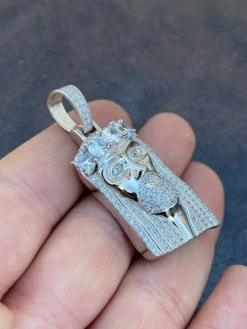 Real Solid 925 Silver 4.5ct Diamond Jesus Piece Pendant 1"x2" Hip Hop Fully Iced 21 Real Solid 925 Silver 4.5ct Diamond Jesus Piece Pendant 1"x2" Hip Hop Fully Iced -Harlem Bling Shop italiano silver inc real solid 925 silver 4.5ct diamond jesus piece pendant 1x2 hip hop fully iced 54069.1664379345