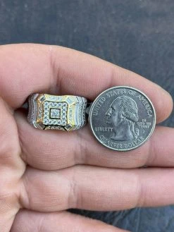 Real Solid 925 Silver Diamond Iced Baguette Mens RING Size 6 7 8 9 10 11 12 13 -Harlem Bling Shop italiano silver inc real solid 925 silver diamond iced baguette mens ring size 6 7 8 9 10 11 12 13 33828.1664388122
