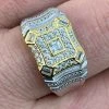 Real Solid 925 Silver Diamond Iced Baguette Mens RING Size 6 7 8 9 10 11 12 13 -Harlem Bling Shop italiano silver inc real solid 925 silver diamond iced baguette mens ring size 6 7 8 9 10 11 12 13 48567.1664389861