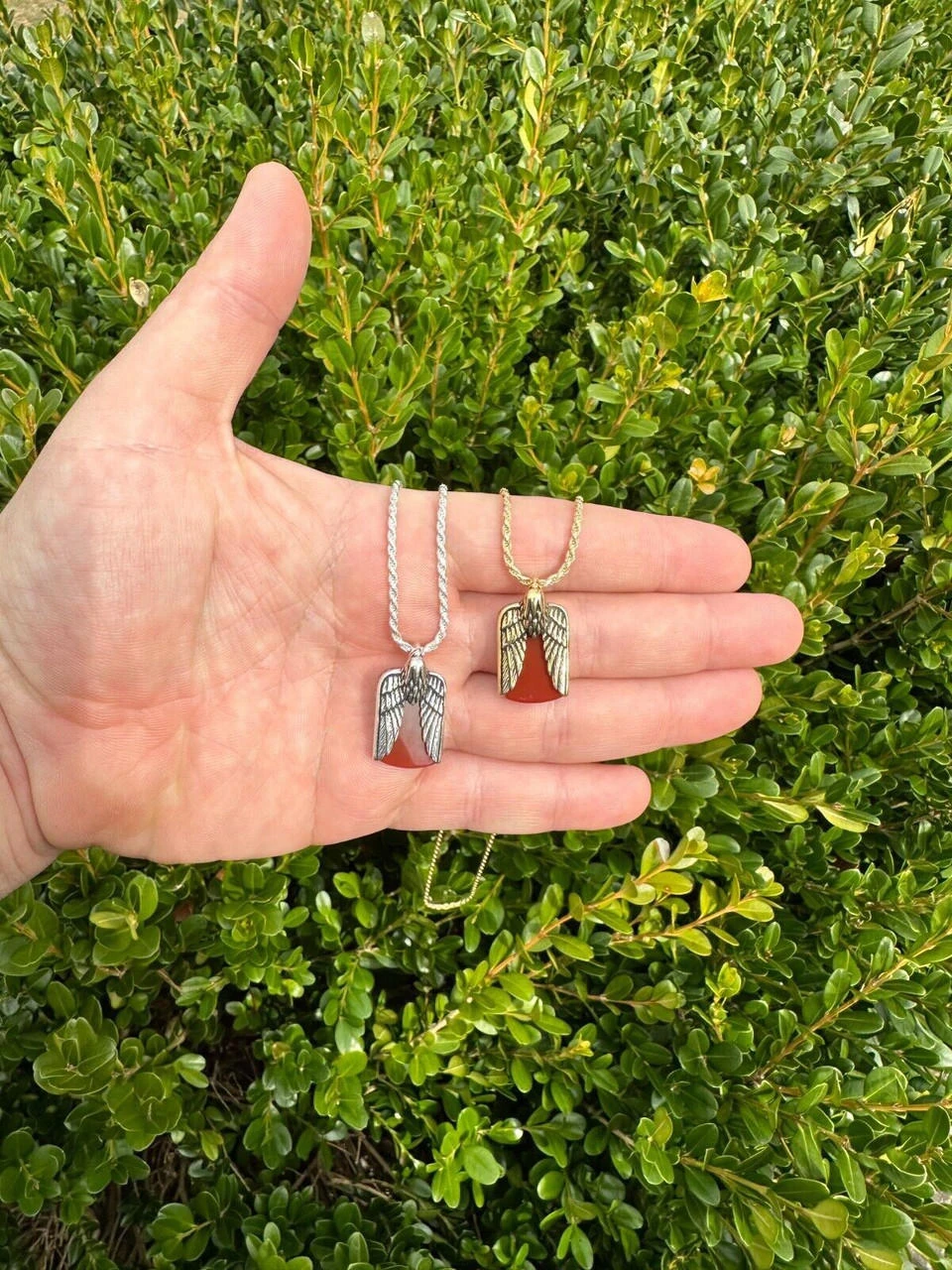 Real Solid 925 Silver Mens Eagle Dog Tag Pendant Red Agate Gemstone Necklace 13 Real Solid 925 Silver Mens Eagle Dog Tag Pendant Red Agate Gemstone Necklace - Image 11