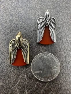 Real Solid 925 Silver Mens Eagle Dog Tag Pendant Red Agate Gemstone Necklace 22 Real Solid 925 Silver Mens Eagle Dog Tag Pendant Red Agate Gemstone Necklace -Harlem Bling Shop italiano silver inc real solid 925 silver mens eagle dog tag pendant red agate gemstone necklace 45148.1678215110