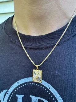 Real Solid 925 Silver / Plain Gold Plated Cross Jesus Medallion Pendant Necklace 33 Real Solid 925 Silver / Plain Gold Plated Cross Jesus Medallion Pendant Necklace -Harlem Bling Shop italiano silver inc real solid 925 silver plain gold plated cross jesus medallion pendant necklace 03944.1698290634
