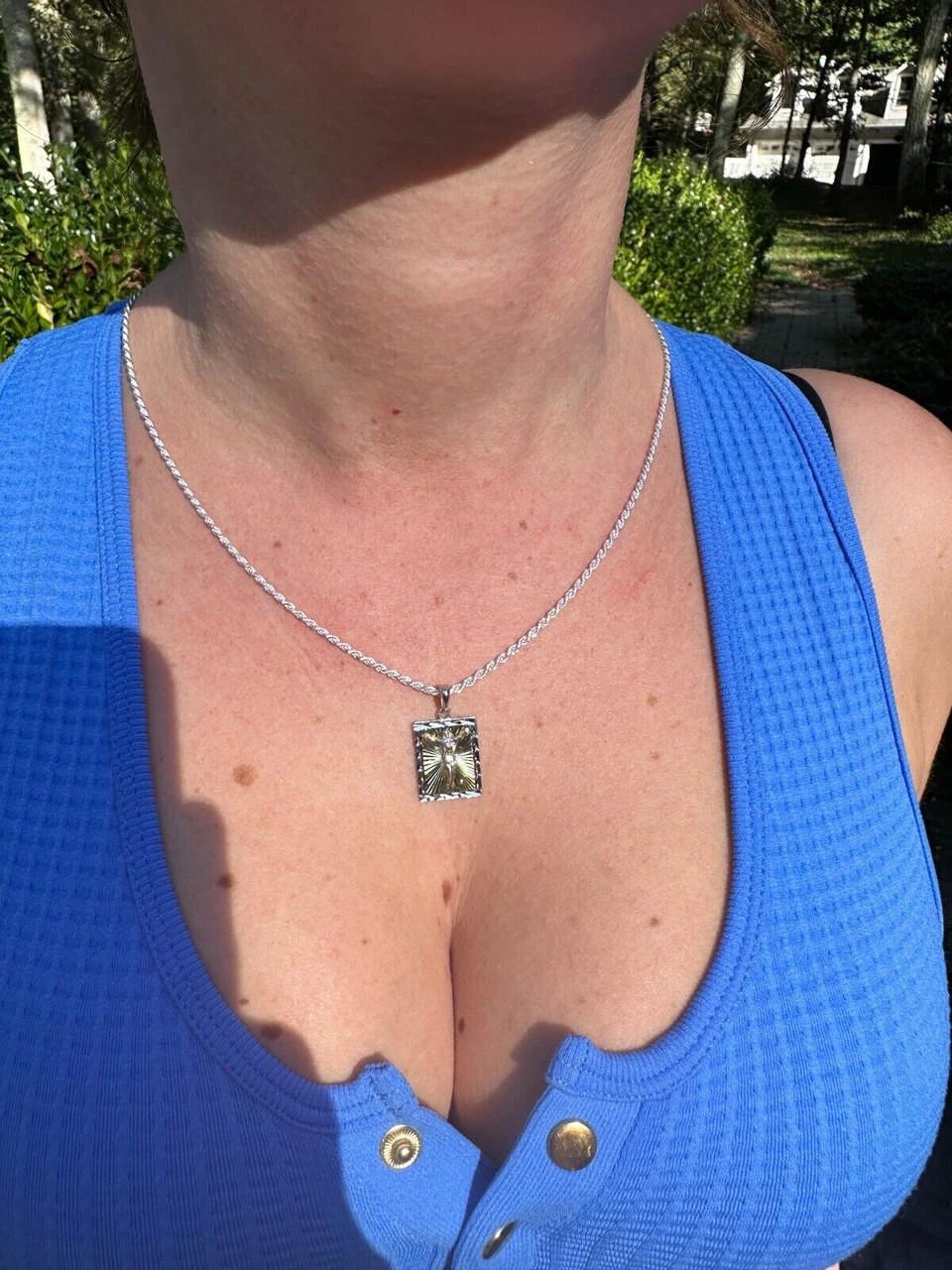 Real Solid 925 Silver / Plain Gold Plated Cross Jesus Medallion Pendant Necklace 22 Real Solid 925 Silver / Plain Gold Plated Cross Jesus Medallion Pendant Necklace - Image 20