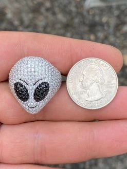 Real Solid 925 Sterling Silver Hip Hop Alien Head Emoji Men's Iced Diamond Ring 23 Real Solid 925 Sterling Silver Hip Hop Alien Head Emoji Men's Iced Diamond Ring -Harlem Bling Shop italiano silver inc real solid 925 sterling silver hip hop alien head emoji mens iced diamond ring 77791.1664372726