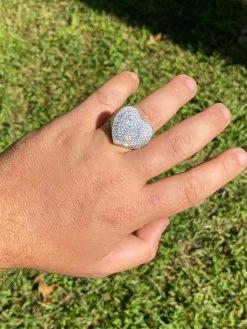 Real Solid 925 Sterling Silver Hip Hop Men Ladies Large Heart Iced Diamond Ring 18 Real Solid 925 Sterling Silver Hip Hop Men Ladies Large Heart Iced Diamond Ring -Harlem Bling Shop italiano silver inc real solid 925 sterling silver hip hop men ladies large heart iced diamond ring 24014.1664391304