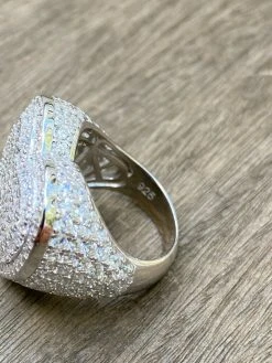 Real Solid 925 Sterling Silver Hip Hop Men Ladies Large Heart Iced Diamond Ring 23 Real Solid 925 Sterling Silver Hip Hop Men Ladies Large Heart Iced Diamond Ring -Harlem Bling Shop italiano silver inc real solid 925 sterling silver hip hop men ladies large heart iced diamond ring 99789.1664393734