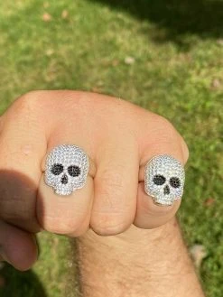Real Solid 925 Sterling Silver Hip Hop Skull Santa Muerte Iced Diamond Ring 18 Real Solid 925 Sterling Silver Hip Hop Skull Santa Muerte Iced Diamond Ring -Harlem Bling Shop italiano silver inc real solid 925 sterling silver hip hop skull santa muerte iced diamond ring 33381.1664372536