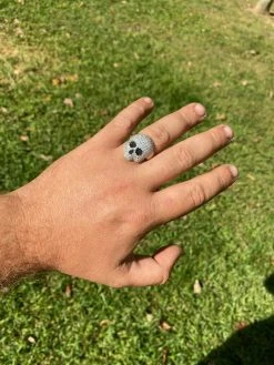 Real Solid 925 Sterling Silver Hip Hop Skull Santa Muerte Iced Diamond Ring 20 Real Solid 925 Sterling Silver Hip Hop Skull Santa Muerte Iced Diamond Ring -Harlem Bling Shop italiano silver inc real solid 925 sterling silver hip hop skull santa muerte iced diamond ring 78655.1664392503