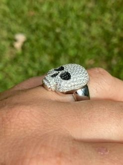 Real Solid 925 Sterling Silver Hip Hop Skull Santa Muerte Iced Diamond Ring 17 Real Solid 925 Sterling Silver Hip Hop Skull Santa Muerte Iced Diamond Ring -Harlem Bling Shop italiano silver inc real solid 925 sterling silver hip hop skull santa muerte iced diamond ring 84482.1664377569