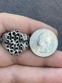 Real Solid 925 Sterling Silver Mens Hip Hop Nugget Dollar Sign $ Pimped Out Ring 24 Real Solid 925 Sterling Silver Mens Hip Hop Nugget Dollar Sign $ Pimped Out Ring -Harlem Bling Shop italiano silver inc real solid 925 sterling silver mens hip hop nugget dollar sign dollar pimped out ring 12701.1664380299