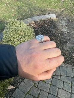 Real Solid 925 Sterling Silver Mens Hip Hop Nugget Dollar Sign $ Pimped Out Ring 19 Real Solid 925 Sterling Silver Mens Hip Hop Nugget Dollar Sign $ Pimped Out Ring -Harlem Bling Shop italiano silver inc real solid 925 sterling silver mens hip hop nugget dollar sign dollar pimped out ring 22148.1664381074