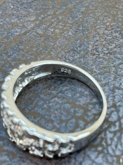 REAL Solid 925 Sterling Silver Nugget Band Plain Pinky Or Ring Finger Sizes 6-13 24 REAL Solid 925 Sterling Silver Nugget Band Plain Pinky Or Ring Finger Sizes 6-13 -Harlem Bling Shop italiano silver inc real solid 925 sterling silver nugget band plain pinky or ring finger sizes 6 13 39767.1664396874