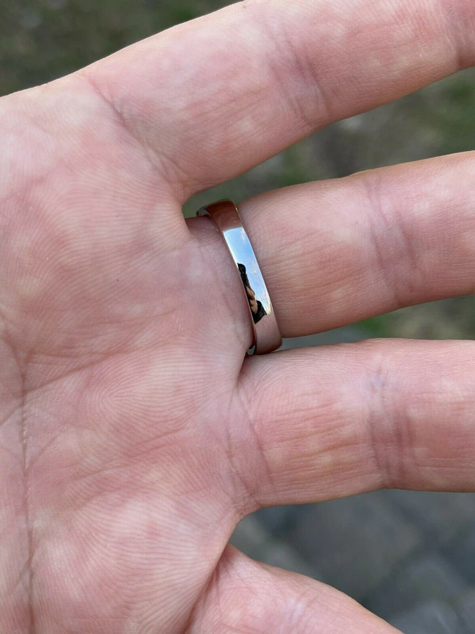 REAL Solid 925 Sterling Silver Nugget Band Plain Pinky Or Ring Finger Sizes 6-13 9 REAL Solid 925 Sterling Silver Nugget Band Plain Pinky Or Ring Finger Sizes 6-13 - Image 7