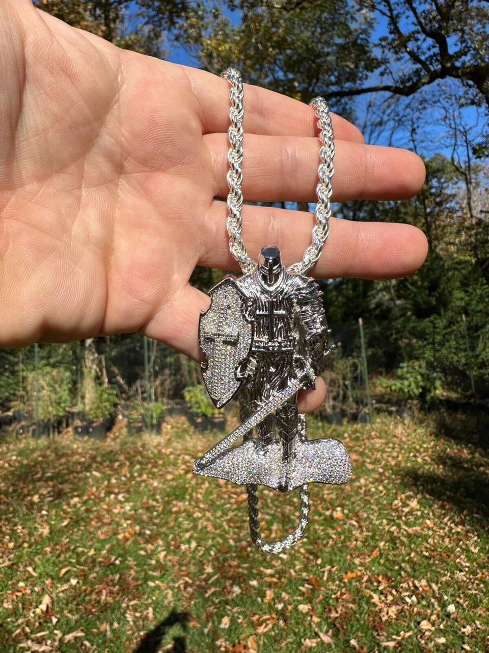 SERIES 2: Limited Edition Moissanite "Silver Knight" Pendant Harlembling X Romeo Brown 19 SERIES 2: Limited Edition Moissanite "Silver Knight" Pendant Harlembling X Romeo Brown - Image 17