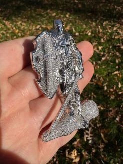 SERIES 2: Limited Edition Moissanite "Silver Knight" Pendant Harlembling X Romeo Brown 36 SERIES 2: Limited Edition Moissanite "Silver Knight" Pendant Harlembling X Romeo Brown -Harlem Bling Shop italiano silver inc series 2 limited edition moissanite silver knight pendant harlembling x romeo brown 42112.1699155784