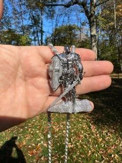 SERIES 2: Limited Edition Moissanite "Silver Knight" Pendant Harlembling X Romeo Brown 24 SERIES 2: Limited Edition Moissanite "Silver Knight" Pendant Harlembling X Romeo Brown -Harlem Bling Shop italiano silver inc series 2 limited edition moissanite silver knight pendant harlembling x romeo brown 59339.1699155749