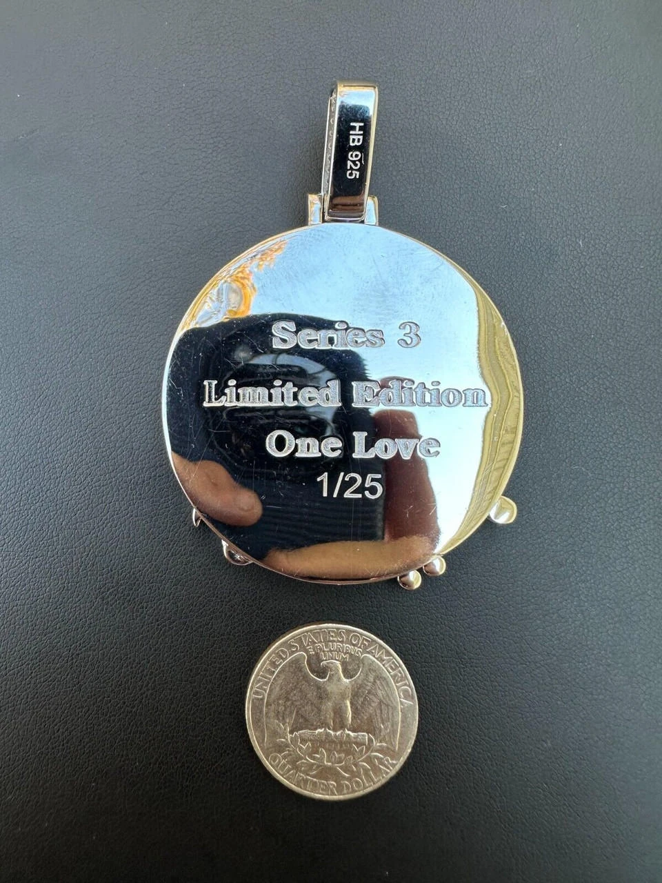 SERIES 3: Limited Edition "One Love" Pendant Harlembling X Bob Barley 4 SERIES 3: Limited Edition "One Love" Pendant Harlembling X Bob Barley - Image 2