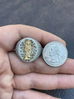 Solid 925 Silver & 14k Gold Baguette Diamond Grim Reaper Santa Muerte Iced Ring 18 Solid 925 Silver & 14k Gold Baguette Diamond Grim Reaper Santa Muerte Iced Ring -Harlem Bling Shop italiano silver inc solid 925 silver and 14k gold baguette diamond grim reaper santa muerte iced ring 13495.1664393302