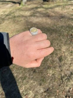 Solid 925 Silver & 14k Gold Baguette Diamond Grim Reaper Santa Muerte Iced Ring 22 Solid 925 Silver & 14k Gold Baguette Diamond Grim Reaper Santa Muerte Iced Ring -Harlem Bling Shop italiano silver inc solid 925 silver and 14k gold baguette diamond grim reaper santa muerte iced ring 65819.1664390573