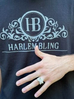 Solid 925 Silver Iced Hip Hop Out STAR Pinky RING MOISSANITE Pass Diamond Tester -Harlem Bling Shop italiano silver inc solid 925 silver iced hip hop out star pinky ring moissanite pass diamond tester 91721.1664388237