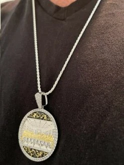 Solid 925 Silver Men's Jesus Last Supper Coin Medallion Pendant Italy Necklace 22 Solid 925 Silver Men's Jesus Last Supper Coin Medallion Pendant Italy Necklace -Harlem Bling Shop italiano silver inc solid 925 silver mens jesus last supper coin medallion pendant italy necklace 39850.1664399444