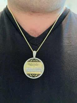 Solid 925 Silver Men's Jesus Last Supper Coin Medallion Pendant Italy Necklace 19 Solid 925 Silver Men's Jesus Last Supper Coin Medallion Pendant Italy Necklace -Harlem Bling Shop italiano silver inc solid 925 silver mens jesus last supper coin medallion pendant italy necklace 47587.1665669676
