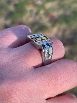 Solid 925 Sterling Silver Dollar Sign $ Diamond Bling Money Ring Iced Hip Hop -Harlem Bling Shop italiano silver inc solid 925 sterling silver dollar sign dollar diamond bling money ring iced hip hop 33054.1664397163