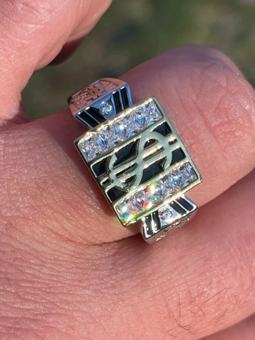 Solid 925 Sterling Silver Dollar Sign $ Diamond Bling Money Ring Iced Hip Hop -Harlem Bling Shop italiano silver inc solid 925 sterling silver dollar sign dollar diamond bling money ring iced hip hop 72886.1664380814