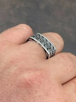 Solid 925 Sterling Silver Men Plain Ring Wedding Square Shape Band 9mm Sz 7-13 -Harlem Bling Shop italiano silver inc solid 925 sterling silver men plain ring wedding square shape band 9mm sz 7 13 05461.1664400443