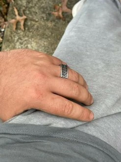 Solid 925 Sterling Silver Men Plain Ring Wedding Square Shape Band 9mm Sz 7-13 -Harlem Bling Shop italiano silver inc solid 925 sterling silver men plain ring wedding square shape band 9mm sz 7 13 82258.1664391592