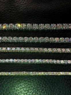 Tennis Chain Real Single Row ICED Necklace MOISSANITE PASSES DIAMOND TEST 3-7mm -Harlem Bling Shop italiano silver inc tennis chain real single row iced necklace moissanite passes diamond test 3 7mm 96786.1664392222