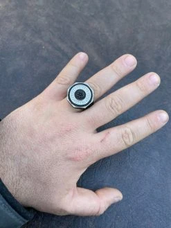 Large Solid Real 925 Sterling Silver Black Diamond Baguette Pinky Ring Hip Hop 23 Large Solid Real 925 Sterling Silver Black Diamond Baguette Pinky Ring Hip Hop -Harlem Bling Shop large solid real 925 sterling silver black diamond baguette pinky ring hip hop 74101.1664391272