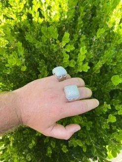 Men Real Solid 925 Sterling Silver Hip Hop Ring Big Iced Diamond Huge 23mm Pinky 20 Men Real Solid 925 Sterling Silver Hip Hop Ring Big Iced Diamond Huge 23mm Pinky -Harlem Bling Shop men real solid 925 sterling silver hip hop ring big iced diamond huge 23mm pinky 63562.1664399533