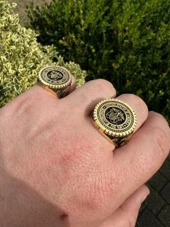 Mens 14k Gold Vermeil 925 Sterling Silver US Navy Military Sailor Army Ring 7-13 -Harlem Bling Shop mens 14k gold vermeil 925 sterling silver us navy military sailor army ring 7 13 85897.1664362432