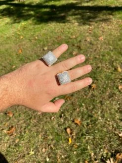 Men's 14k Gold Vermeil Real 925 Silver Hip Hop Ring Big Iced Diamond Huge Pinky -Harlem Bling Shop mens 14k gold vermeil real 925 silver hip hop ring big iced diamond huge pinky 49465.1664396052