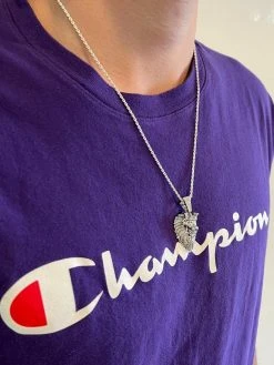 Mens 925 Silver Gold Real Iced Diamond Rasta Lion Crown Africa Pendant Necklace 25 Mens 925 Silver Gold Real Iced Diamond Rasta Lion Crown Africa Pendant Necklace -Harlem Bling Shop mens 925 silver gold real iced diamond rasta lion crown africa pendant necklace 50236.1664357011