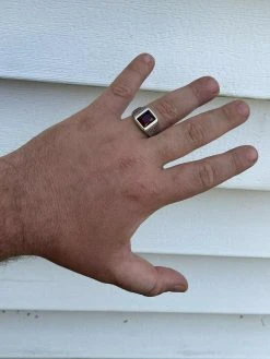 Mens Plain Real 925 Sterling Silver Ruby Red Stone Ring Size 7 8 9 10 11 12 13 29 Mens Plain Real 925 Sterling Silver Ruby Red Stone Ring Size 7 8 9 10 11 12 13 -Harlem Bling Shop mens plain real 925 sterling silver ruby red stone ring size 7 8 9 10 11 12 13 10225.1665669731