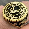 Mens Real 14k Gold Vermeil Over 925 Silver US Air Force Military Army Ring 7-13 -Harlem Bling Shop mens real 14k gold vermeil over 925 silver us air force military army ring 7 13 21440.1664359354