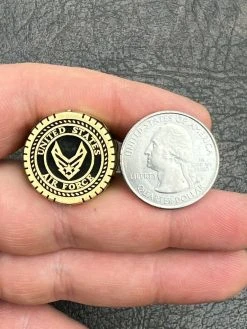 Mens Real 14k Gold Vermeil Over 925 Silver US Air Force Military Army Ring 7-13 -Harlem Bling Shop mens real 14k gold vermeil over 925 silver us air force military army ring 7 13 47837.1664359804