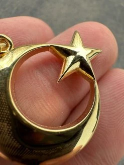 Mens Real 925 Silver / 14k Gold Crescent Moon & Star Islam Muslim Arabic Pendant 37 Mens Real 925 Silver / 14k Gold Crescent Moon & Star Islam Muslim Arabic Pendant -Harlem Bling Shop mens real 925 silver 14k gold crescent moon and star islam muslim arabic pendant 32595.1678215237