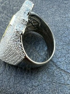 Men's Real 925 Silver Money Dollar Sign Baguette Diamond Pinky RING Hip Hop Iced 25 Men's Real 925 Silver Money Dollar Sign Baguette Diamond Pinky RING Hip Hop Iced -Harlem Bling Shop mens real 925 silver money dollar sign baguette diamond pinky ring hip hop iced 81664.1664362074