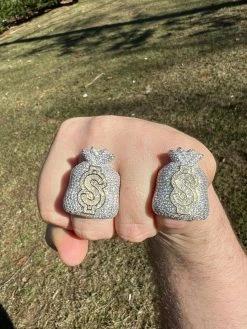 Men's Real 925 Silver Money Dollar Sign Baguette Diamond Pinky RING Hip Hop Iced 17 Men's Real 925 Silver Money Dollar Sign Baguette Diamond Pinky RING Hip Hop Iced -Harlem Bling Shop mens real 925 silver money dollar sign baguette diamond pinky ring hip hop iced 82050.1664357495