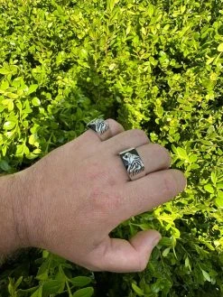 Mens Real 925 Sterling Silver Natural Black Onyx Howling Wolf Signet Dog Ring 36 Mens Real 925 Sterling Silver Natural Black Onyx Howling Wolf Signet Dog Ring -Harlem Bling Shop mens real 925 sterling silver natural black onyx howling wolf signet dog ring 03244.1682627573