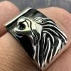 Mens Real 925 Sterling Silver Natural Black Onyx Howling Wolf Signet Dog Ring 1 Mens Real 925 Sterling Silver Natural Black Onyx Howling Wolf Signet Dog Ring -Harlem Bling Shop mens real 925 sterling silver natural black onyx howling wolf signet dog ring 20482.1682627454