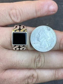 Mens Real Solid 925 Sterling Silver Black Onyx Gem Stone Ring 7-13 Pinky Signet 24 Mens Real Solid 925 Sterling Silver Black Onyx Gem Stone Ring 7-13 Pinky Signet -Harlem Bling Shop mens real solid 925 sterling silver black onyx gem stone ring 7 13 pinky signet 51374.1664357501
