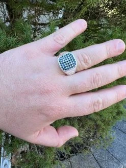 Mens Real Solid 925 Sterling Silver Iced Blue Sapphire Stone Ring Hip Hop 7-13 15 Mens Real Solid 925 Sterling Silver Iced Blue Sapphire Stone Ring Hip Hop 7-13 -Harlem Bling Shop mens real solid 925 sterling silver iced blue sapphire stone ring hip hop 7 13 74617.1664360288