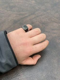 Mens Real Solid 925 Sterling Silver Oxidized Ring Black Diamond Iced Hip Hop 23 Mens Real Solid 925 Sterling Silver Oxidized Ring Black Diamond Iced Hip Hop -Harlem Bling Shop mens real solid 925 sterling silver oxidized ring black diamond iced hip hop 45984.1664388580