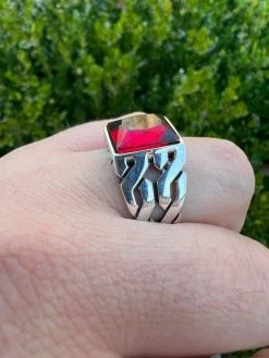 Mens Real Solid 925 Sterling Silver Red Ruby Gem Stone Ring Sz 7-13 Pinky Signet 23 Mens Real Solid 925 Sterling Silver Red Ruby Gem Stone Ring Sz 7-13 Pinky Signet -Harlem Bling Shop mens real solid 925 sterling silver red ruby gem stone ring sz 7 13 pinky signet 97351.1664360889
